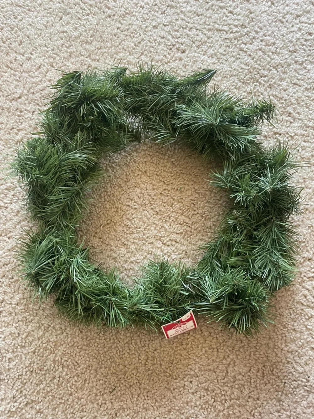 Green Pine Holiday Wreath